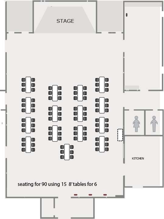 Example seating layout #1