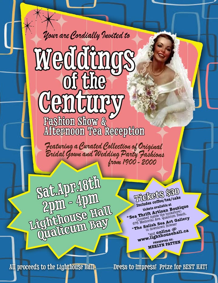 Weddings of the Century - Fashion Show and Afternoon Tea Reception - April 18th 2026